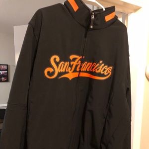 SF Giants Authentic On Field Jacket - Majestic XXL